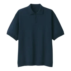 Men's Quick Dry Crew Neck Short Sleeve Knit Polo Shirt