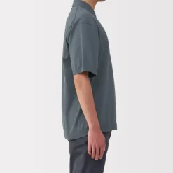 Men's Quick Dry Crew Neck Short Sleeve Knit Polo Shirt