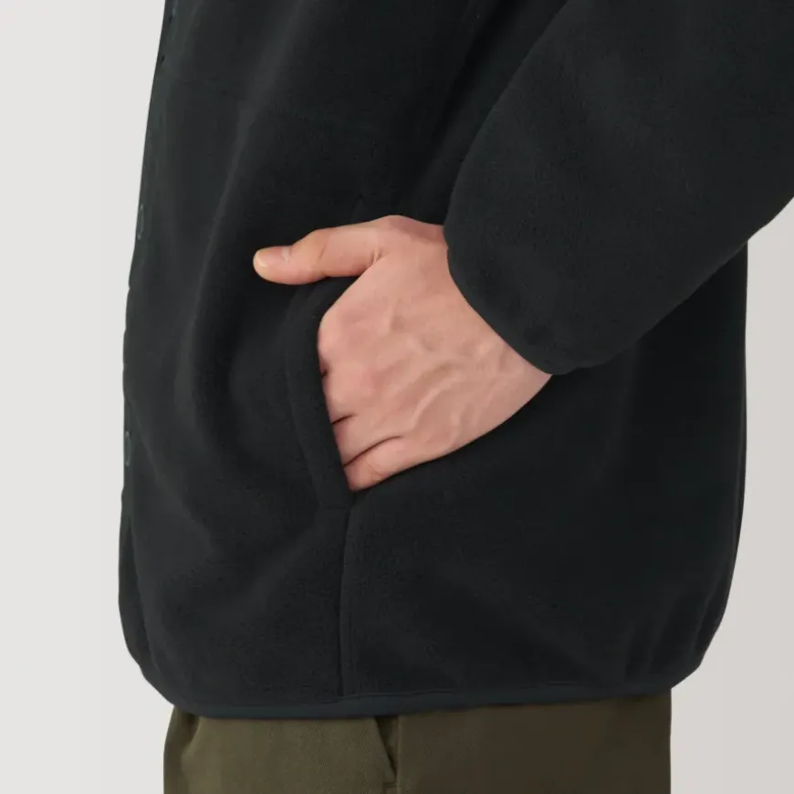 Men's Recyclable Fleece Cardigan