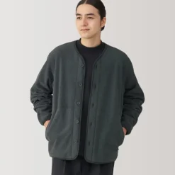 Men's Recyclable Fleece Cardigan