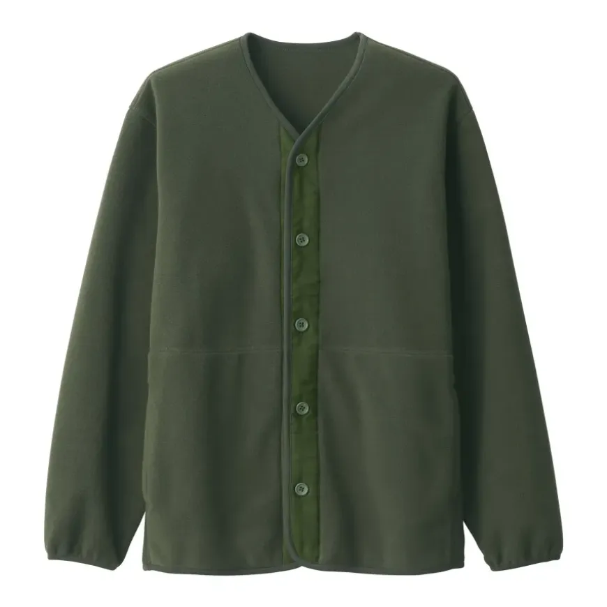 Men's Recyclable Fleece Cardigan