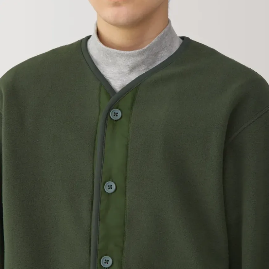 Men's Recyclable Fleece Cardigan