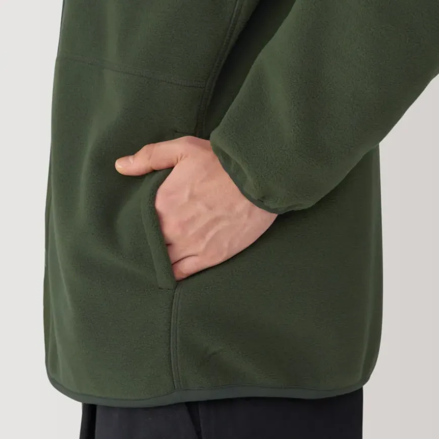 Men's Recyclable Fleece Cardigan