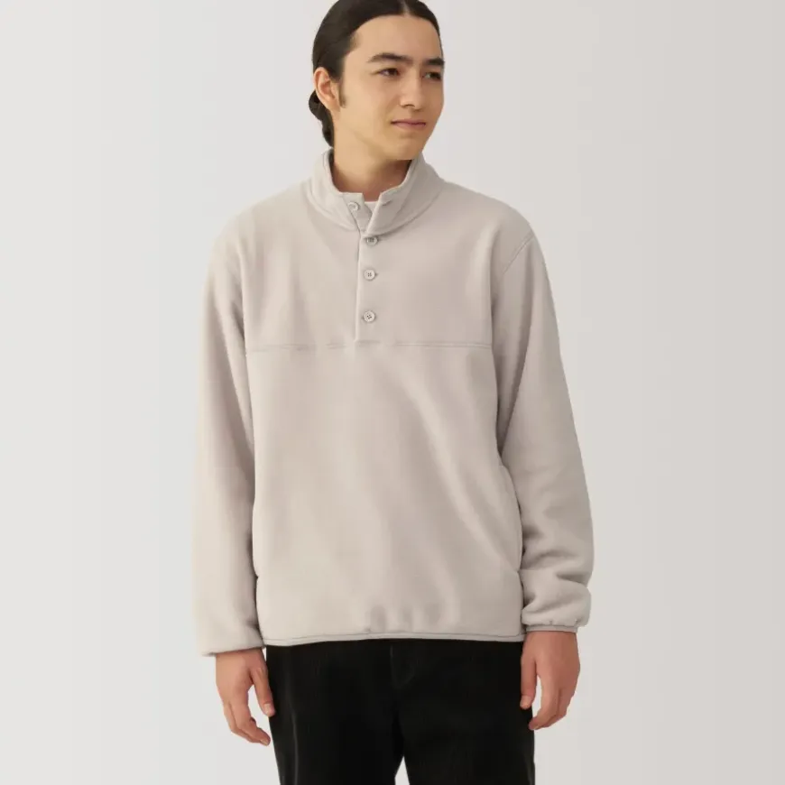 Men's Recyclable Fleece Pullover