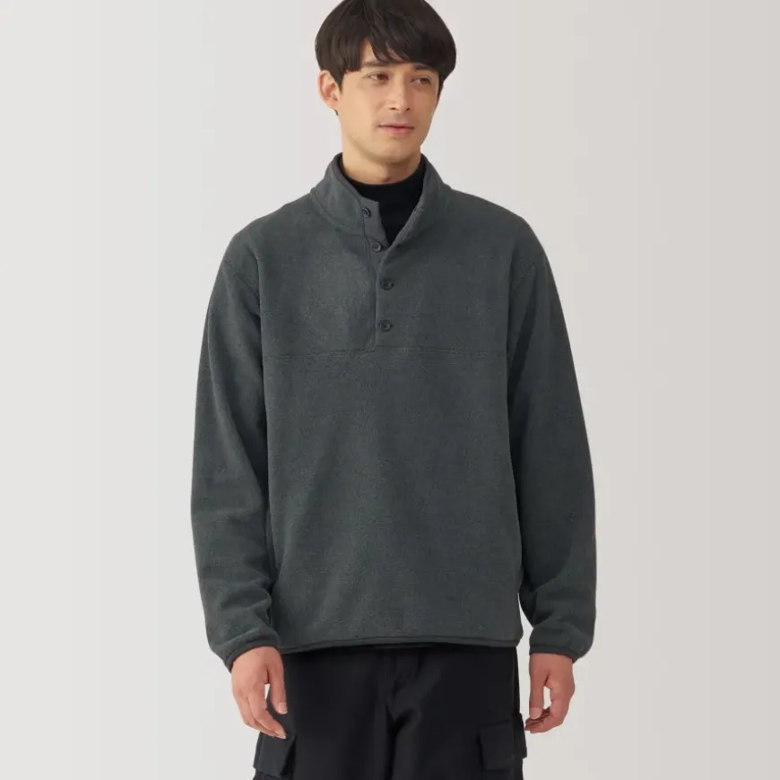 Men's Recyclable Fleece Pullover
