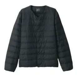 Men's Recycled Nylon Lightweight Collarless Down Jacket