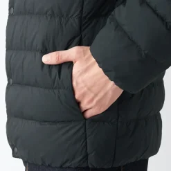 Men's Recycled Nylon Lightweight Collarless Down Jacket