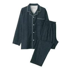 Men's Side Seamless Double Gauze Pajamas