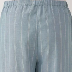 Men's Side Seamless Double Gauze Pajamas