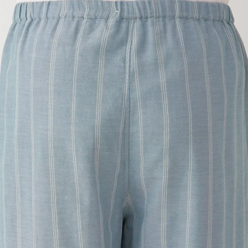 Men's Side Seamless Double Gauze Pajamas
