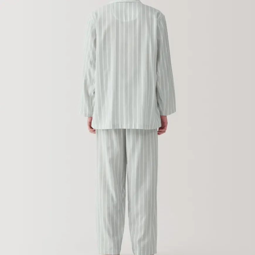 Men's Side Seamless Double Gauze Pajamas