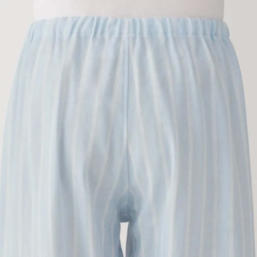 Men's Side Seamless Double Gauze Pajamas