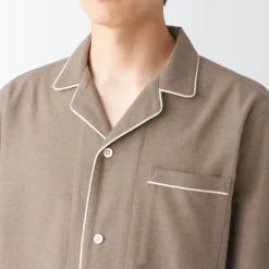 Men's Side Seamless Flannel Pajamas