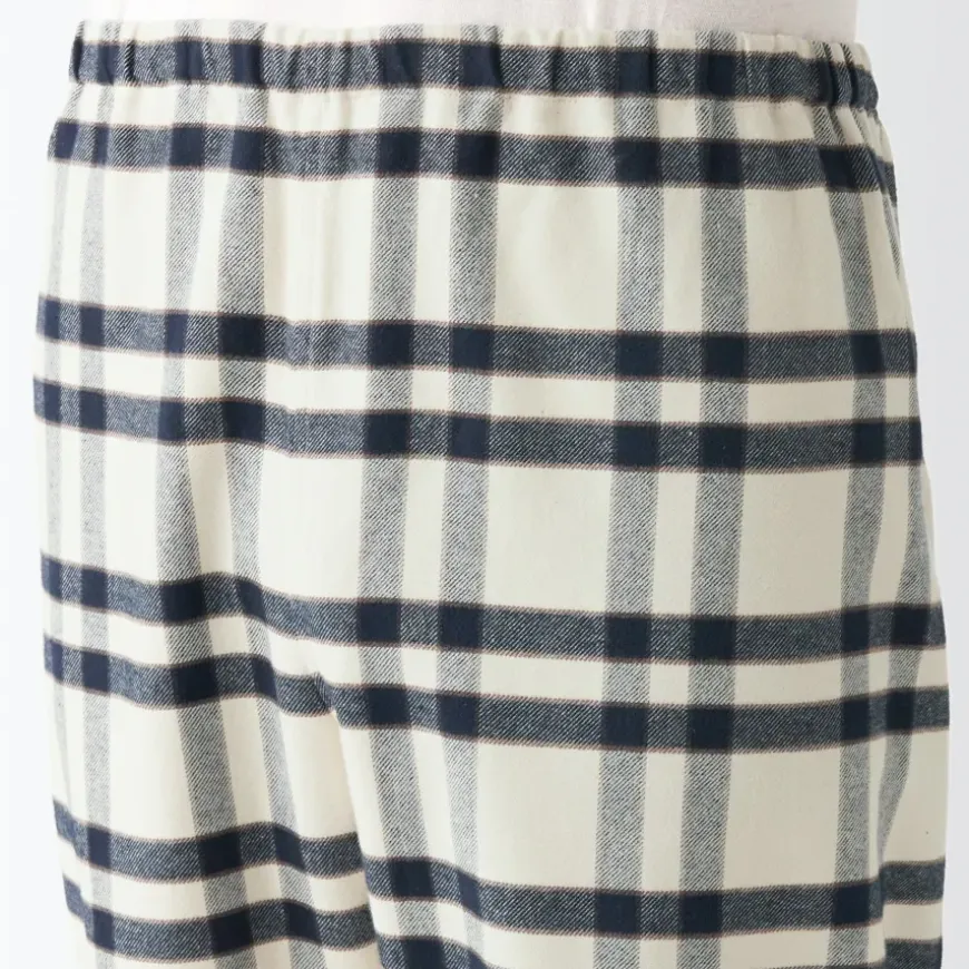 Men's Side Seamless Flannel Pajamas