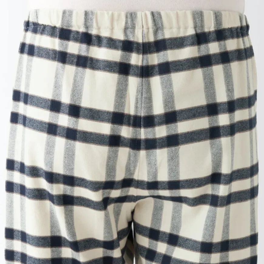 Men's Side Seamless Flannel Pajamas