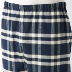 Men's Side Seamless Flannel Pajamas