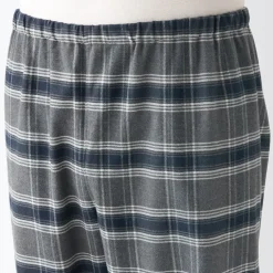 Men's Side Seamless Flannel Pajamas