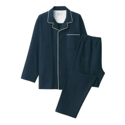 Men's Side Seamless Flannel Pajamas
