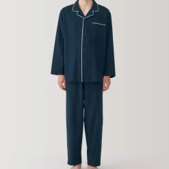 Men's Side Seamless Flannel Pajamas