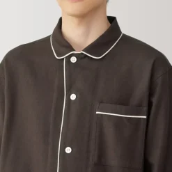 Men's Side Seamless Flannel Pajamas