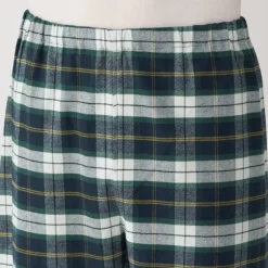 Men's Side Seamless Flannel Pajamas