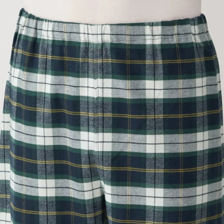 Men's Side Seamless Flannel Pajamas