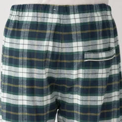 Men's Side Seamless Flannel Pajamas