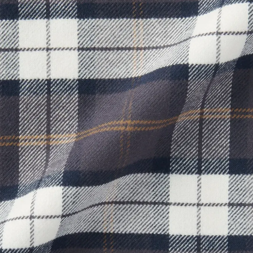 Men's Side Seamless Flannel Pajamas