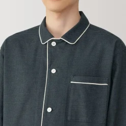 Men's Side Seamless Flannel Pajamas