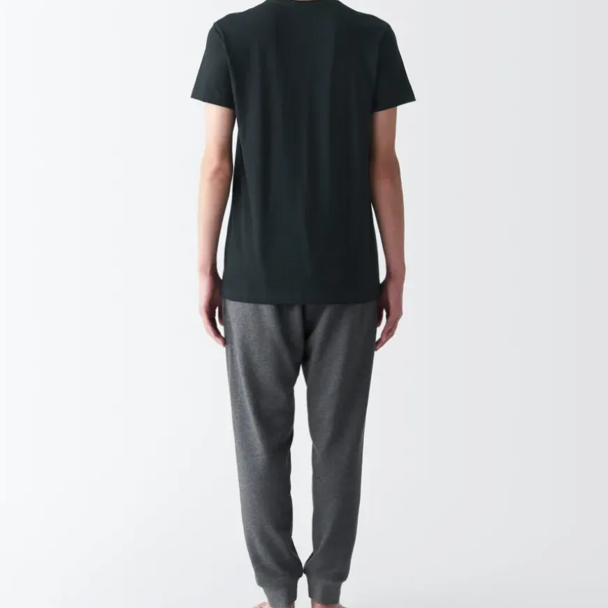 Men's Side Seamless Jersey V-Neck Short Sleeve T-Shirt