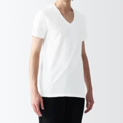 Men's Side Seamless Jersey V-Neck Short Sleeve T-Shirt