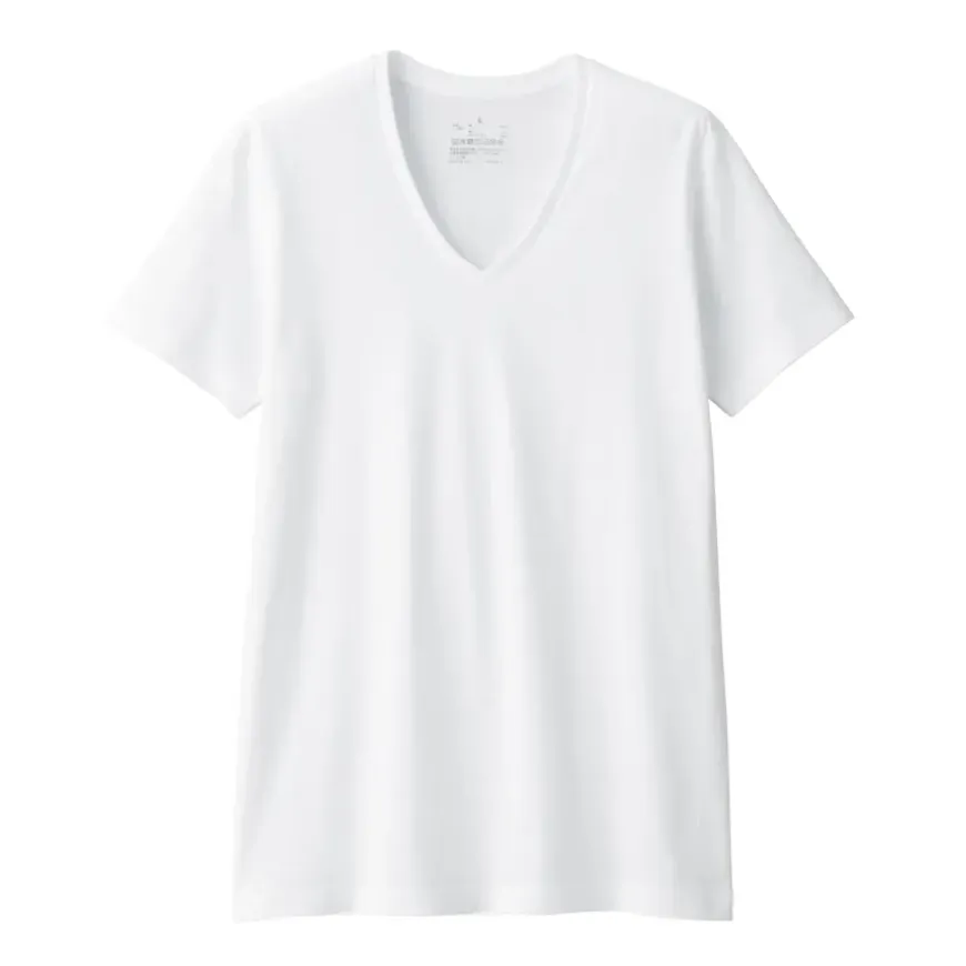Men's Side Seamless Jersey V-Neck Short Sleeve T-Shirt