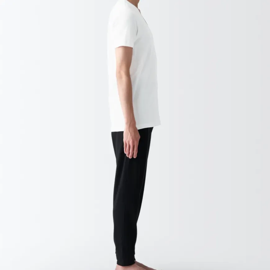 Men's Side Seamless Jersey V-Neck Short Sleeve T-Shirt