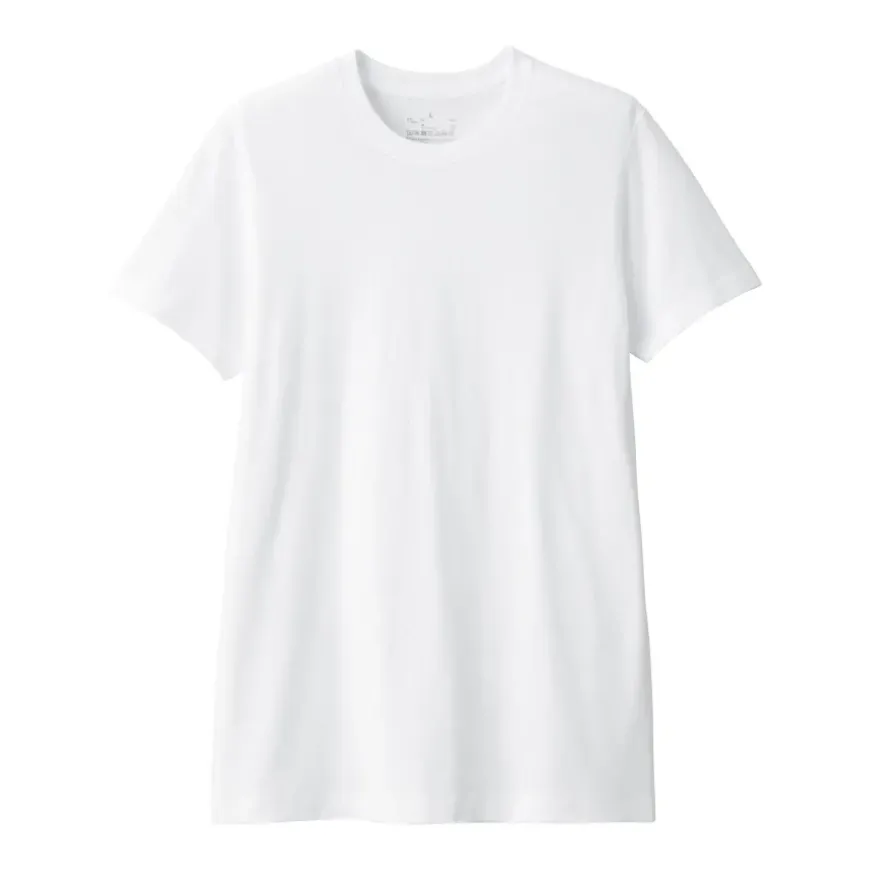 Men's Side Seamless Jersey Crew Neck Short Sleeve T-Shirt