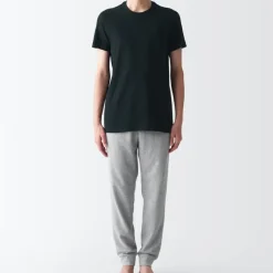 Men's Side Seamless Jersey Crew Neck Short Sleeve T-Shirt