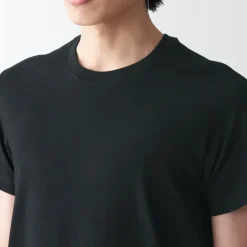 Men's Side Seamless Jersey Crew Neck Short Sleeve T-Shirt