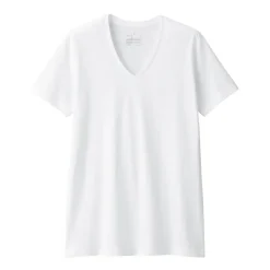 Men's Side Seamless Jersey V Neck Short Sleeve T-Shirt