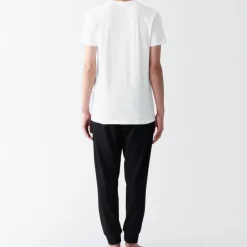 Men's Side Seamless Jersey V Neck Short Sleeve T-Shirt