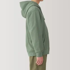 Men's Slub Jersey Sweat Zip Up Hoodie