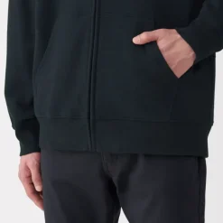 Men's Slub Jersey Sweat Zip Up Hoodie