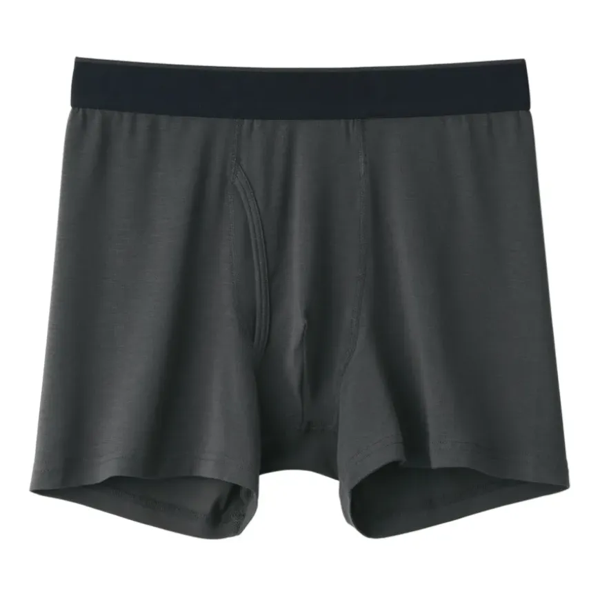 Men's Smooth Front Open Boxer Brief