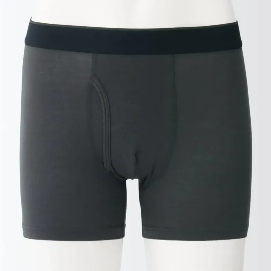 Men's Smooth Front Open Boxer Brief