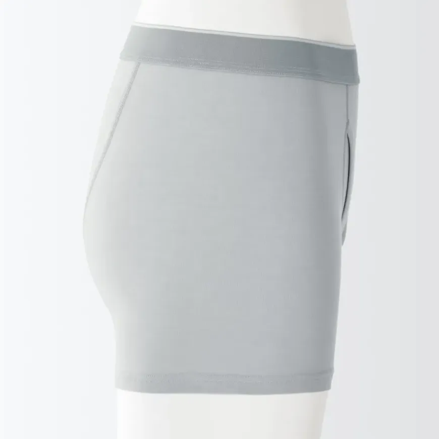 Men's Smooth Front Open Boxer Brief
