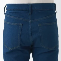 Men's Stretch Denim Slim Pants Blue (L 32 inch / 82cm)