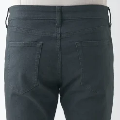Men's Super Stretch Denim Skinny Pants Charcoal Gray (L 32inch / 82cm)