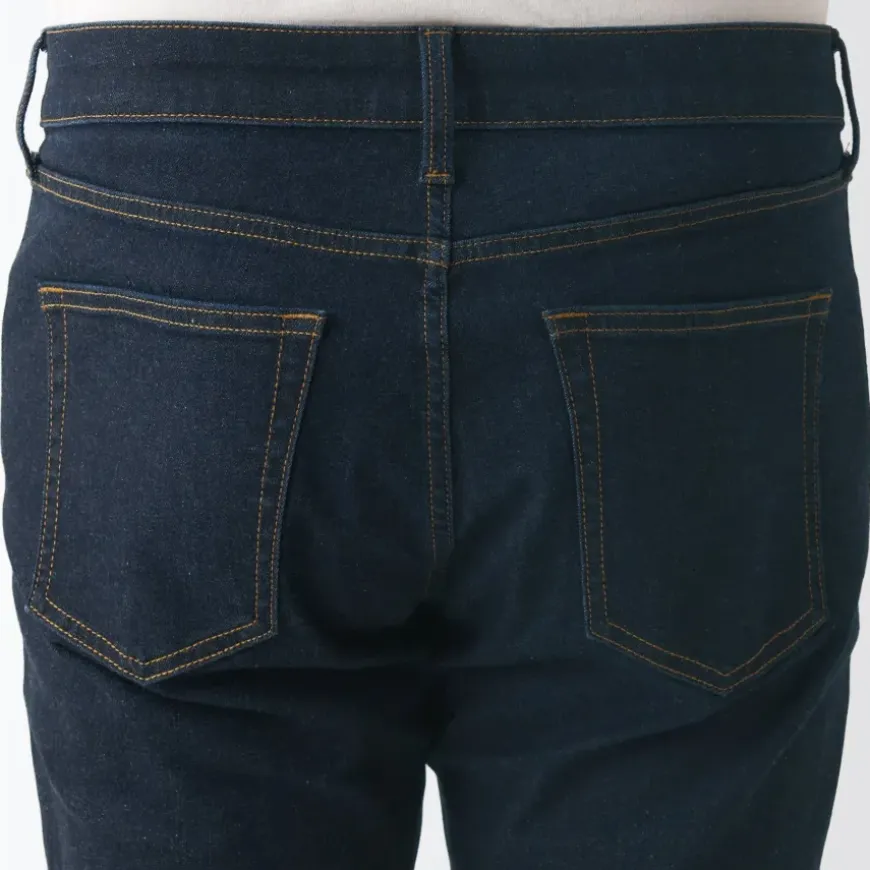 Men's Super Stretch Denim Skinny Pants Dark Navy (L32")