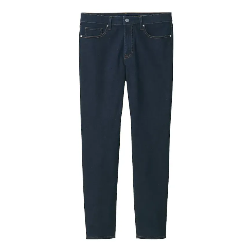 Men's Super Stretch Denim Skinny Pants Dark Navy (L30inch / 76cm)