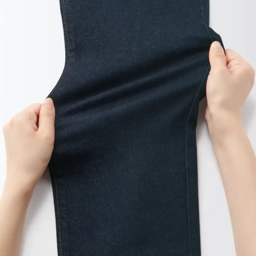 Men's Super Stretch Denim Skinny Pants Dark Navy (L 32inch / 82cm)