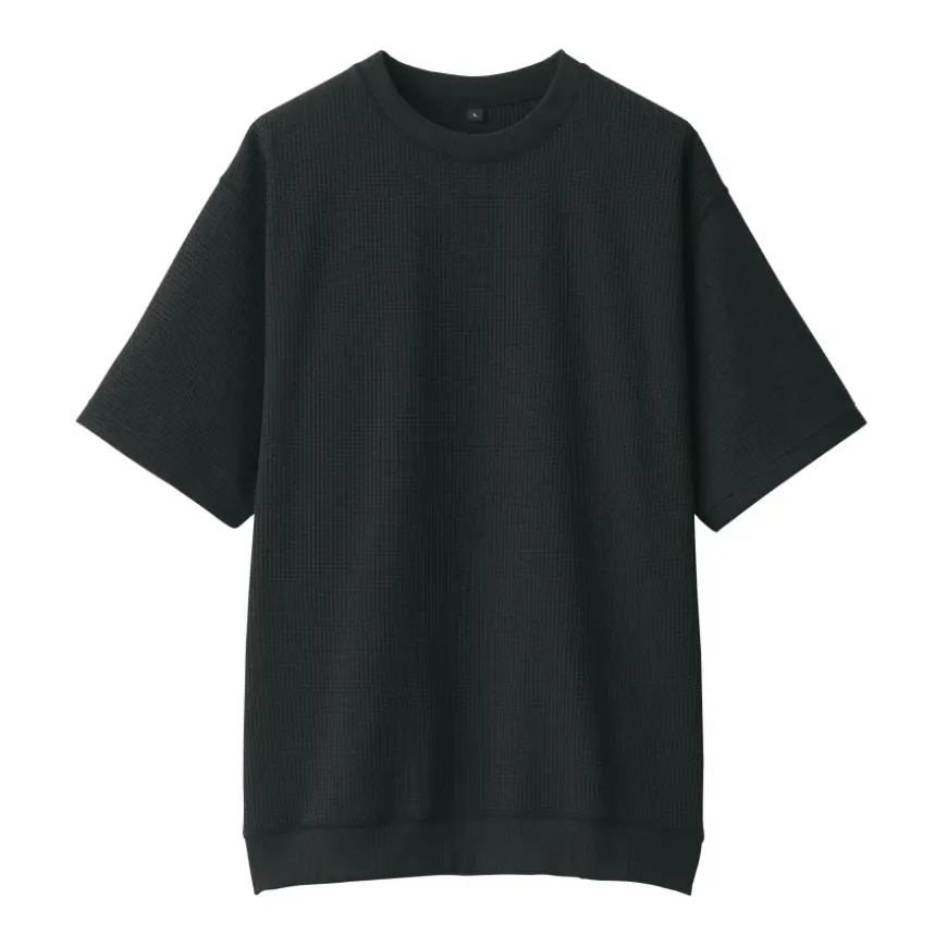 Men's UV Protection Quick Dry Waffle Short Sleeve T-Shirt