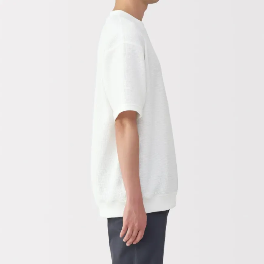 Men's UV Protection Quick Dry Waffle Short Sleeve T-Shirt